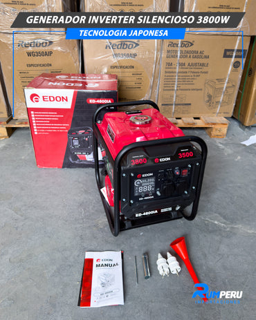 Generador Inverter Silencioso 3800W – Tecnología Japonesa