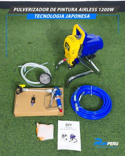 Pulverizador De Pintura Airless 1200W (Tecnología Japonesa)