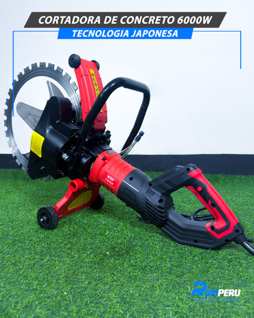 Cortadora De Concreto 6000W Tecnología Japonesa