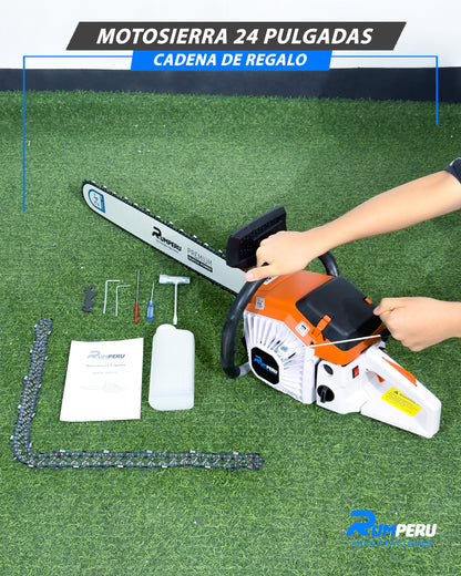 Motosierra 24 Pulgadas, Cadena De Regalo