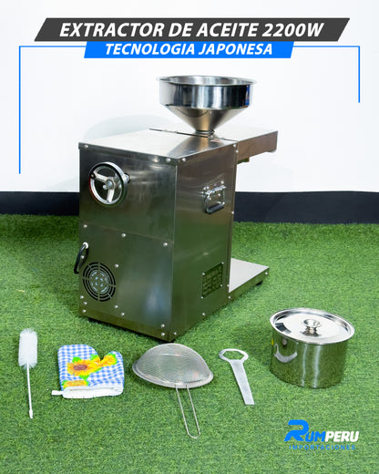 Extractor De Aceite 2200W (Tecnología Japonesa)