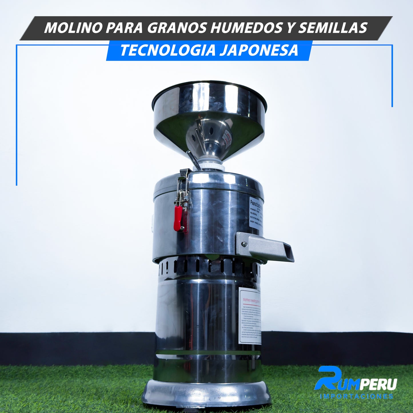 Molino Para Granos Húmedos y Semillas (Tecnología Japonesa)