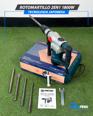 Rotomartillo 2En1 1800W Tecnología Japonesa