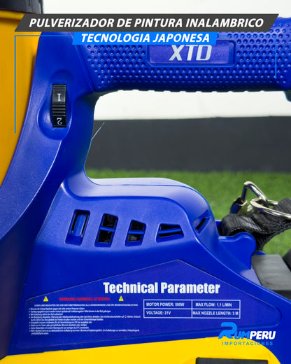 Pulverizador De Pintura Inalámbrico (Tecnología Japonesa)