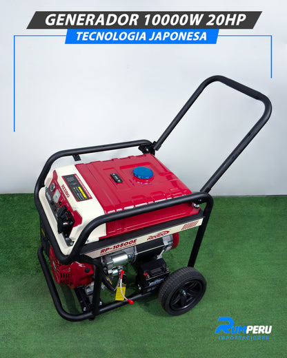 Generador 10000W 20HP (Tecnología Japonesa)