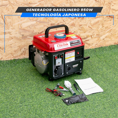 ⚡ Generador Gasolinero 950W - Tecnología Japonesa