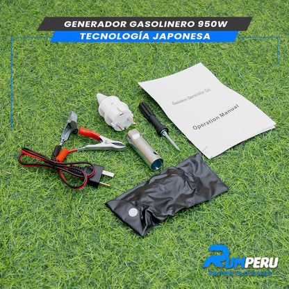 ⚡ Generador Gasolinero 950W - Tecnología Japonesa