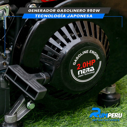 ⚡ Generador Gasolinero 950W - Tecnología Japonesa