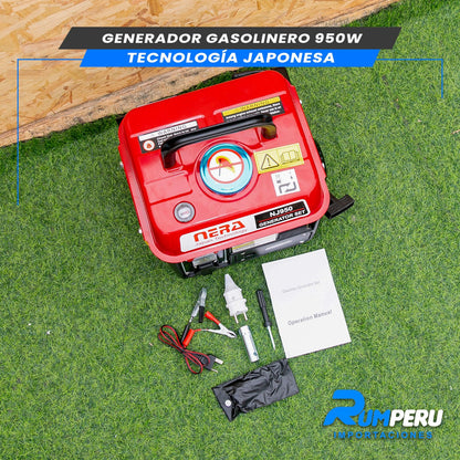 ⚡ Generador Gasolinero 950W - Tecnología Japonesa