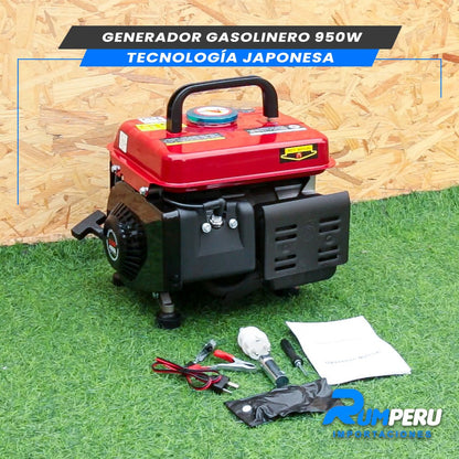 ⚡ Generador Gasolinero 950W - Tecnología Japonesa