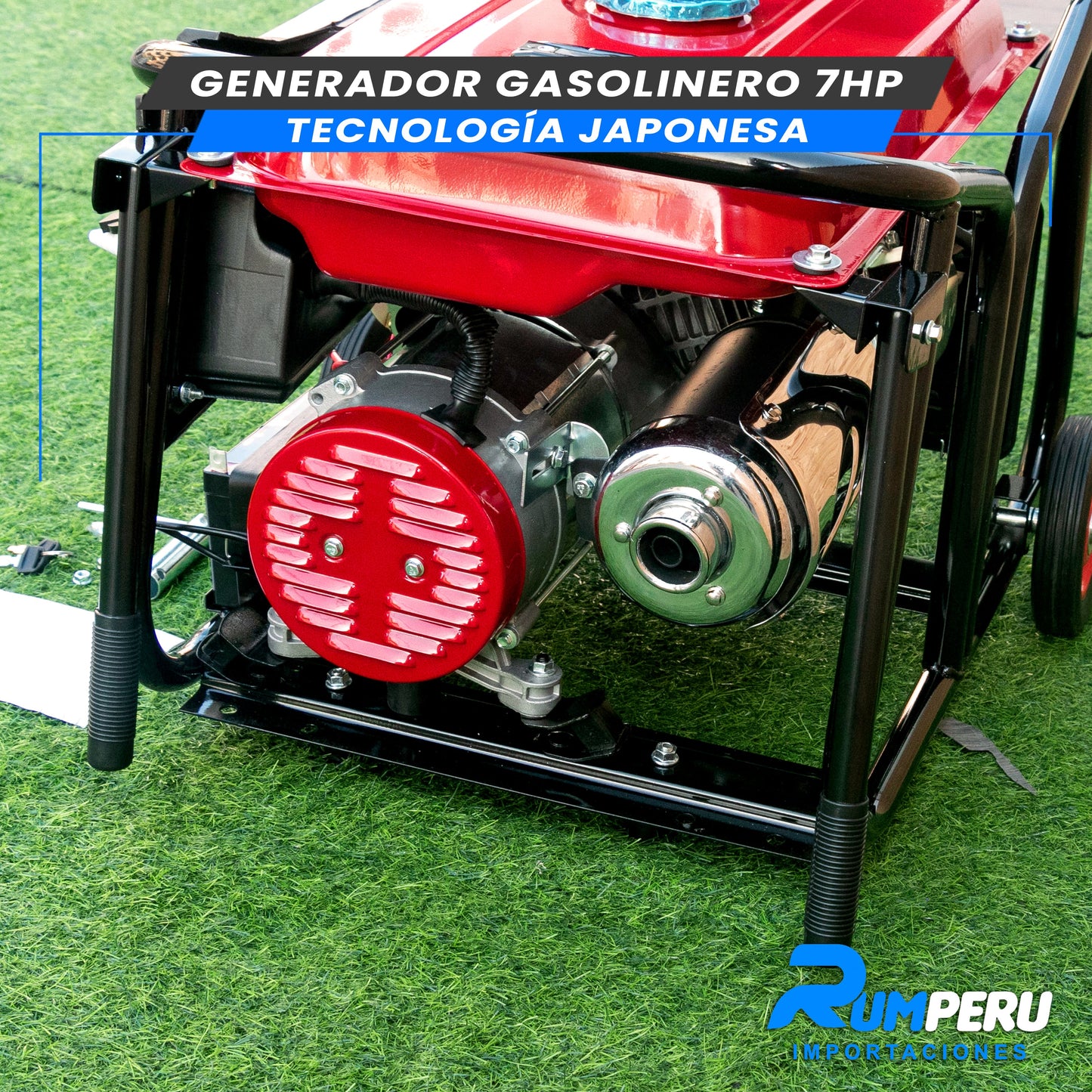 Generador 3800w (Tecnología Japonesa Motor 4 Tiempos)