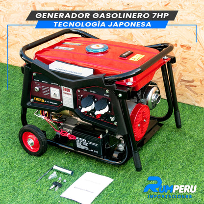 Generador 3800w (Tecnología Japonesa Motor 4 Tiempos)