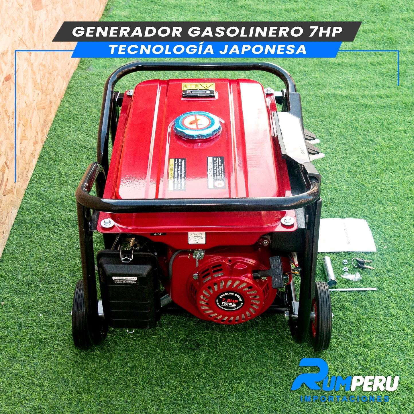 Generador 3800w (Tecnología Japonesa Motor 4 Tiempos)