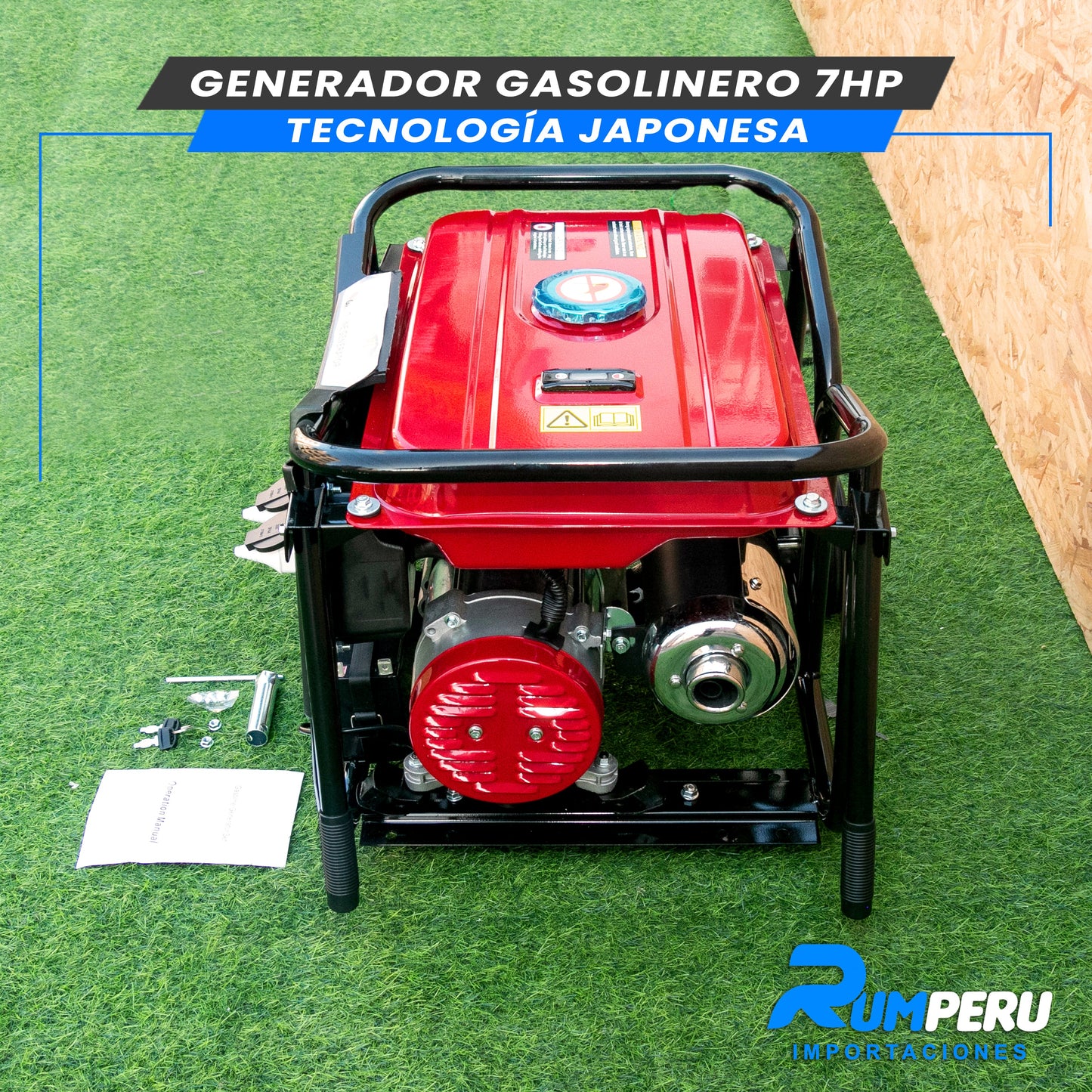 Generador 3800w (Tecnología Japonesa Motor 4 Tiempos)