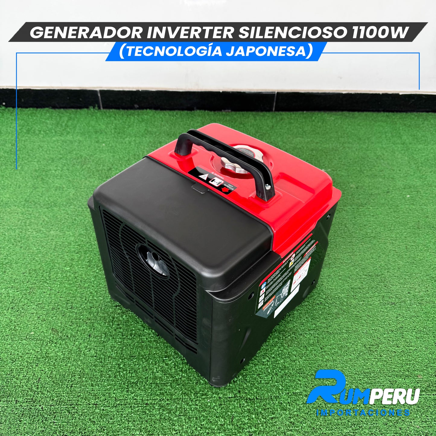 Generador Inverter Silencioso 1100W (Tecnología japonesa)