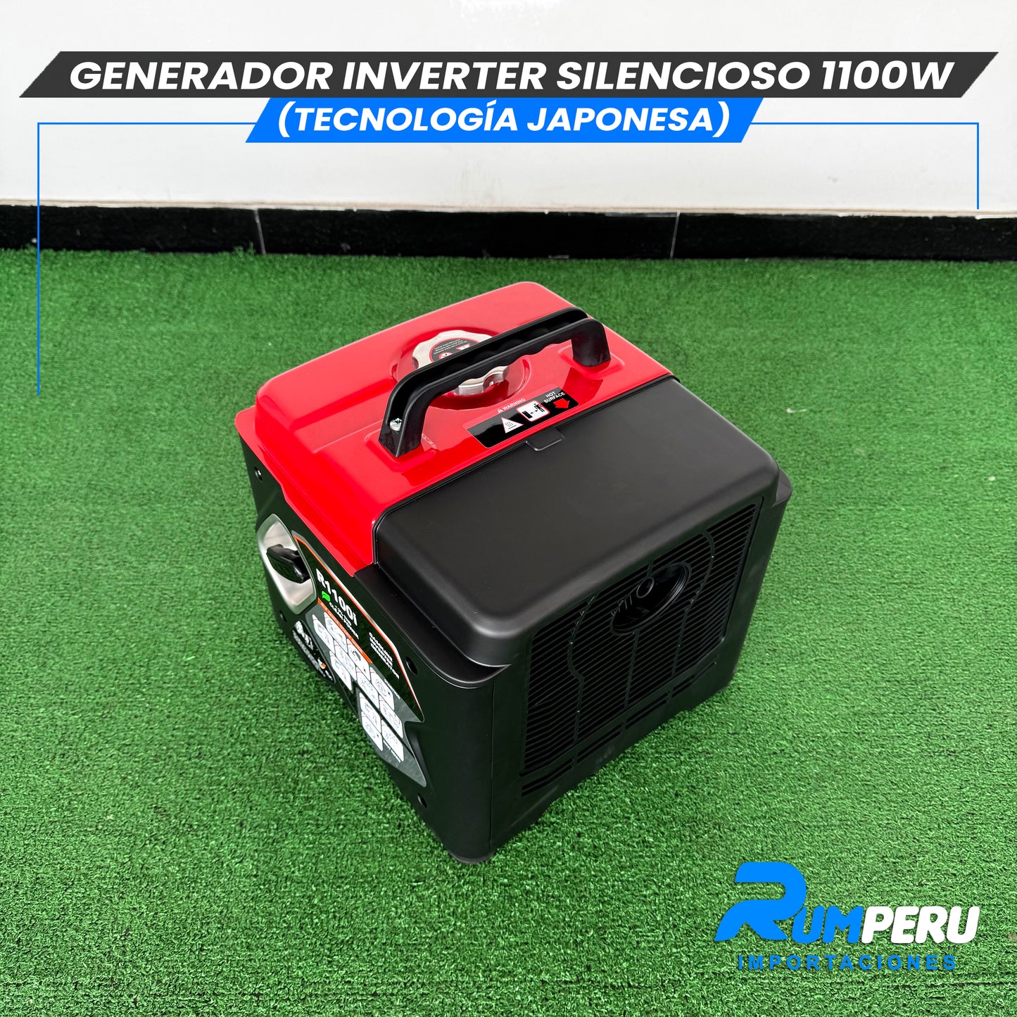 Generador Inverter Silencioso 1100W (Tecnología japonesa)