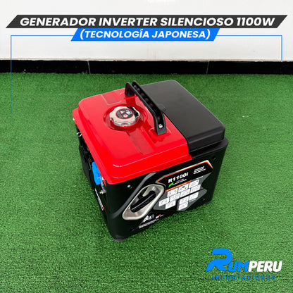 Generador Inverter Silencioso 1100W (Tecnología japonesa)