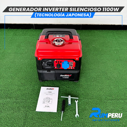 Generador Inverter Silencioso 1100W (Tecnología japonesa)