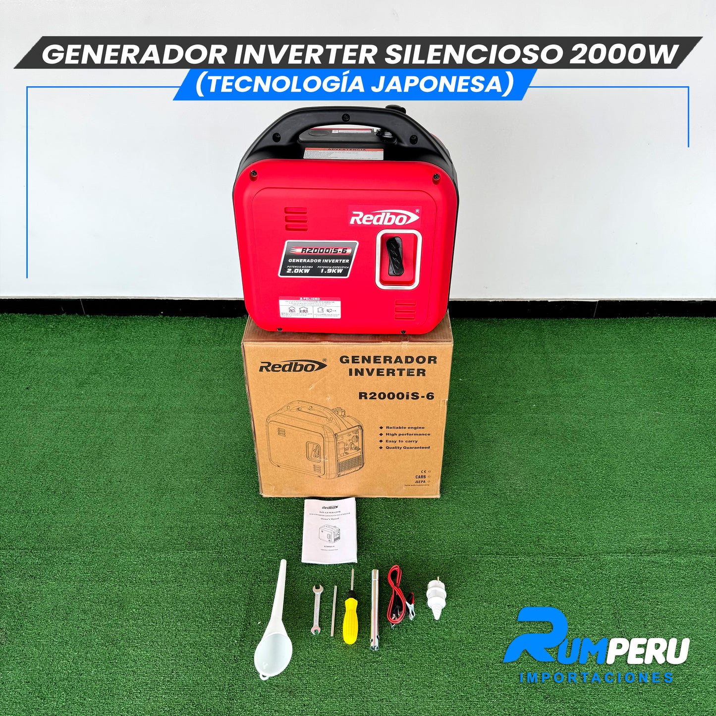 Generador Inverter Silencioso 2000W