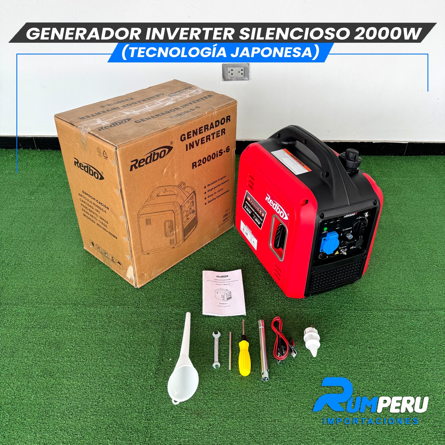 Generador Inverter Silencioso 2000W