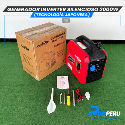 Generador Inverter Silencioso 2000W