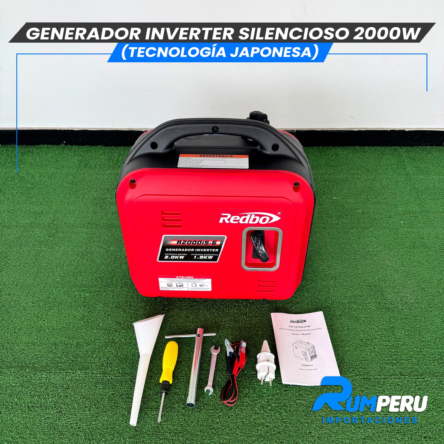 Generador Inverter Silencioso 2000W