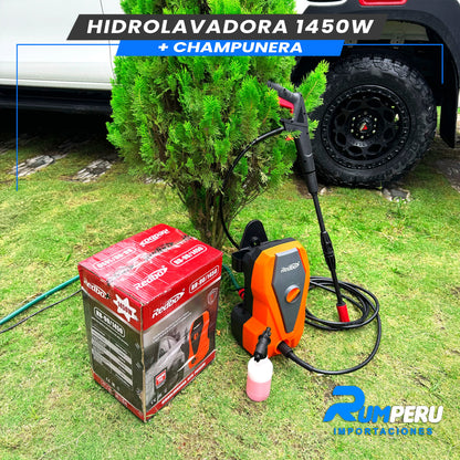 Hidrolavadora 1450w + Champunera