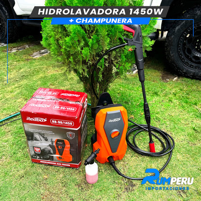 Hidrolavadora 1450w + Champunera