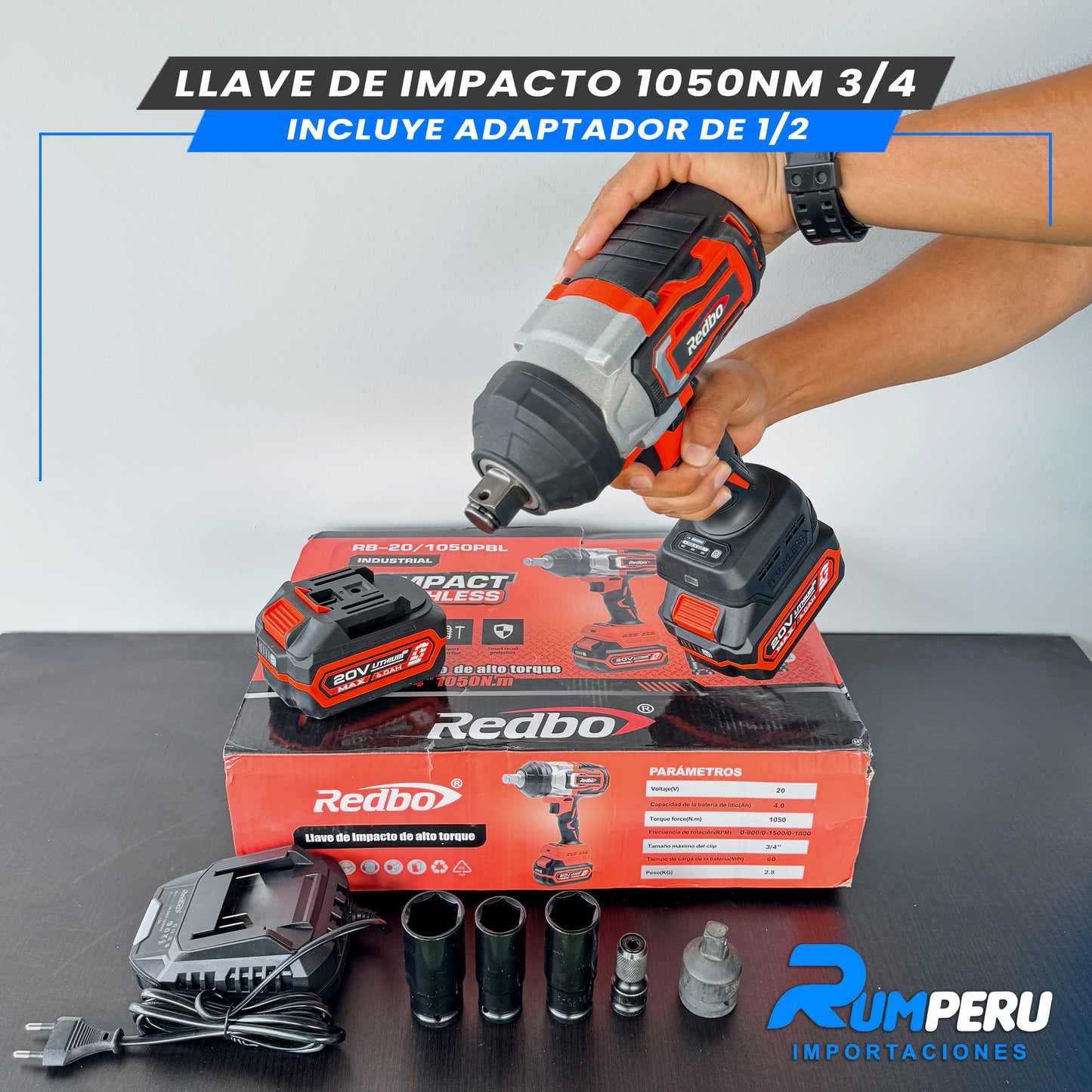 LLAVE DE IMPACTO 1050NM 3/4