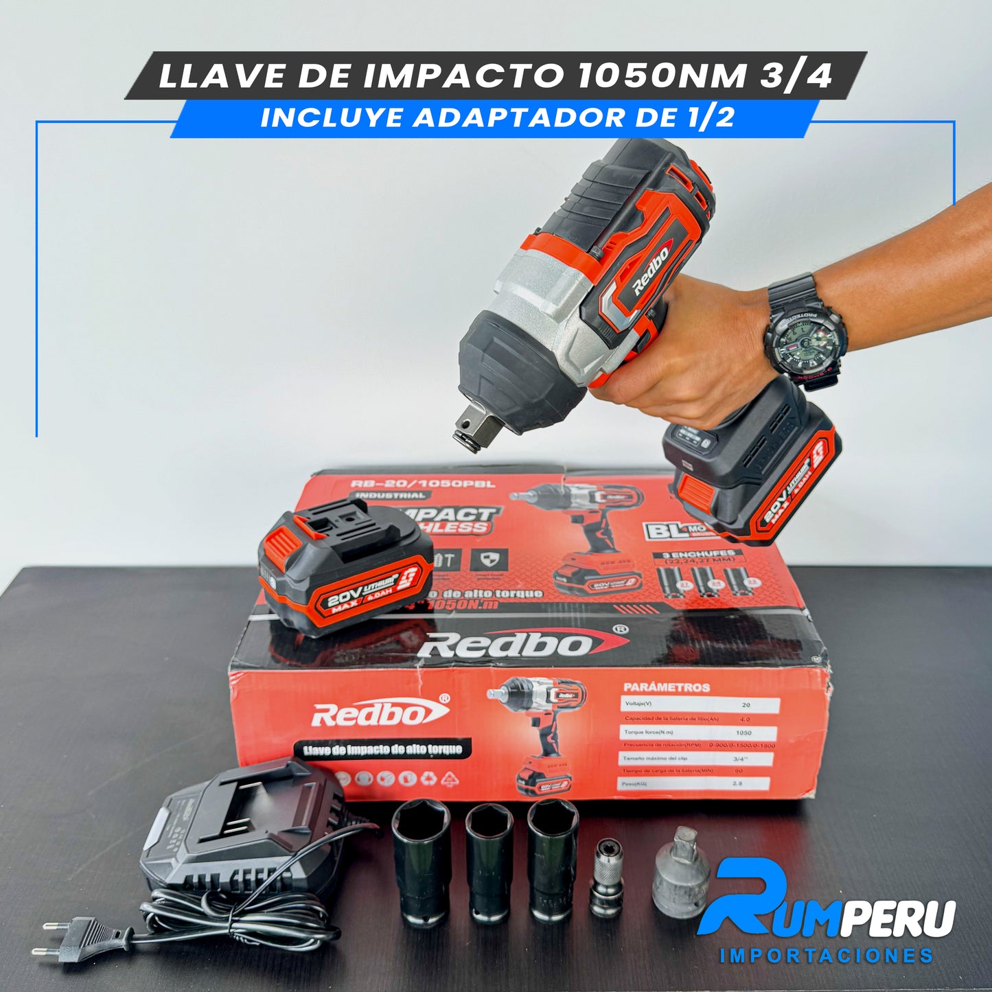 LLAVE DE IMPACTO 1050NM 3/4