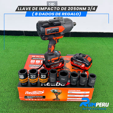 Llave de Impacto de 2050NM Encastre de 3/4