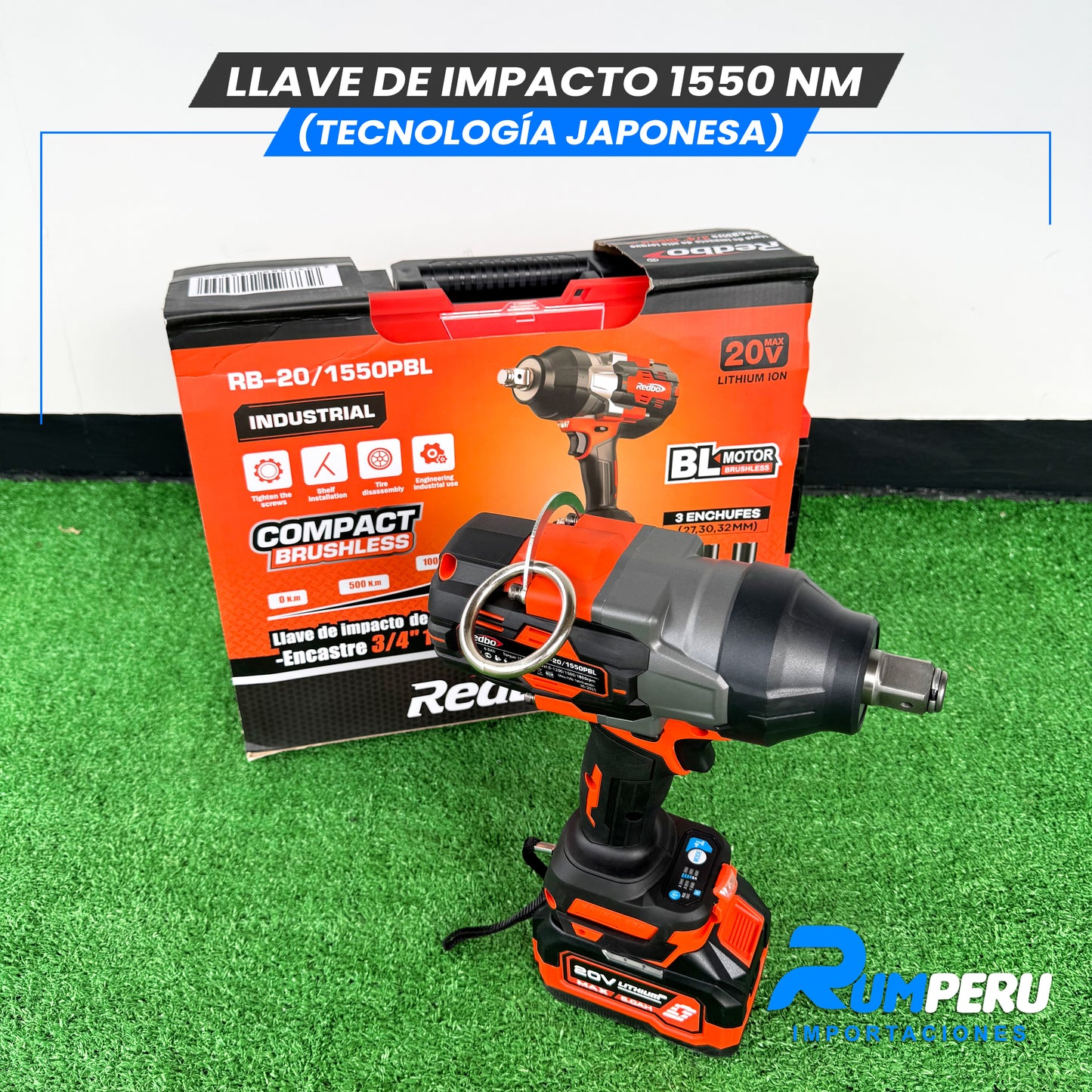 Llave de Impacto 1550NM ( Tecnología Japonesa )