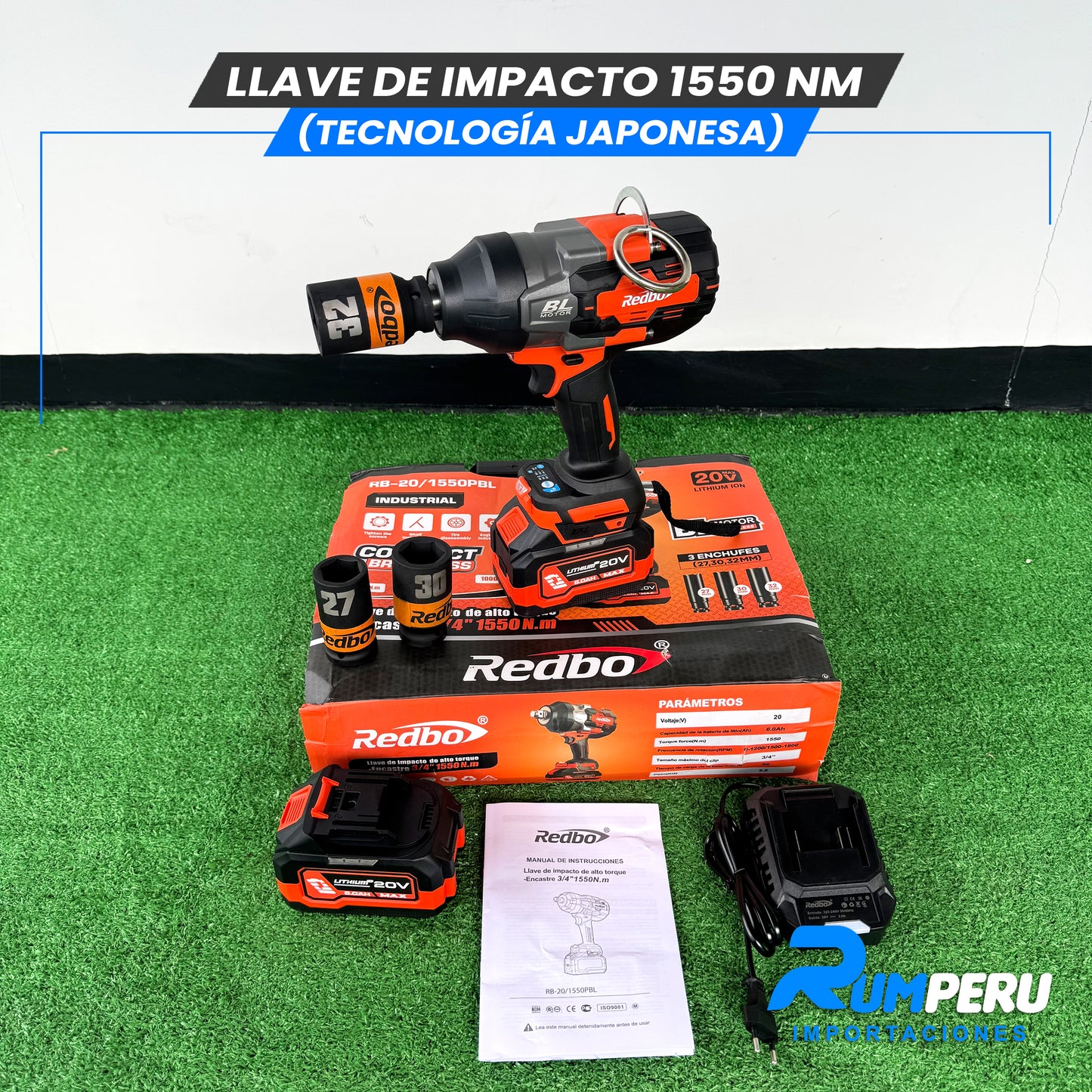Llave de Impacto 1550NM ( Tecnología Japonesa )