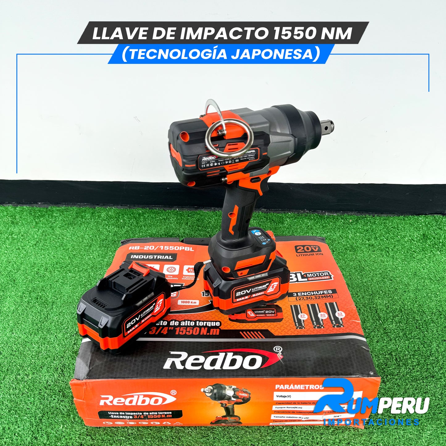 Llave de Impacto 1550NM ( Tecnología Japonesa )