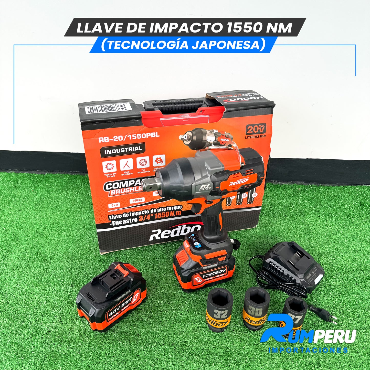 Llave de Impacto 1550NM ( Tecnología Japonesa )