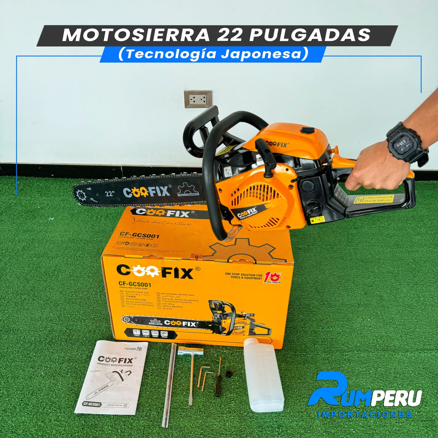 Motosierra 22 Pulgadas (Tecnología Japonesa)