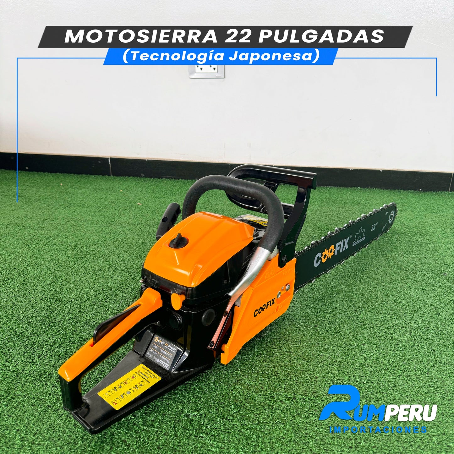 Motosierra 22 Pulgadas (Tecnología Japonesa)