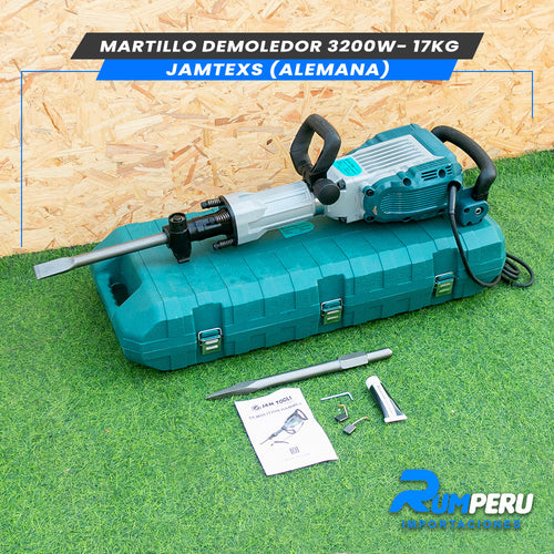 Martillo Demoledor 17 Kilos 3200W