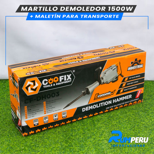 Demoledor 15 Kilos Con Hammer 1500w