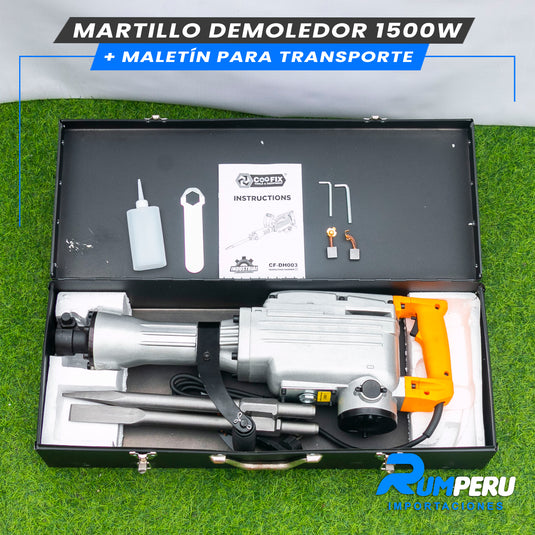 Demoledor 15 Kilos Con Hammer 1500w