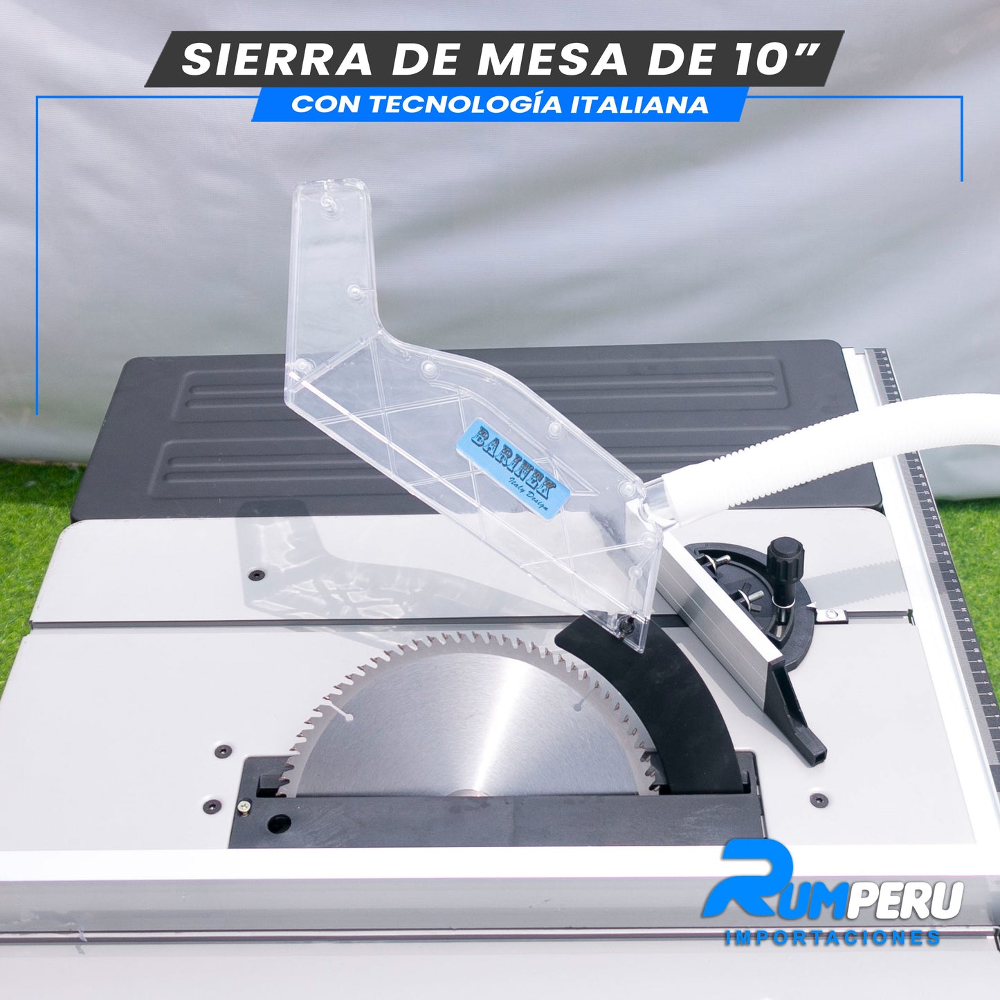 Sierra de Mesa 10 Pulgadas (Tecnologia Italiana)