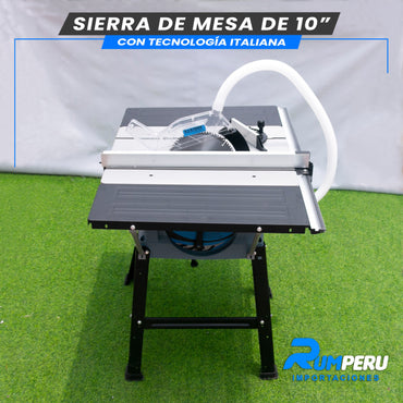 Sierra de Mesa 10 Pulgadas (Tecnologia Italiana)