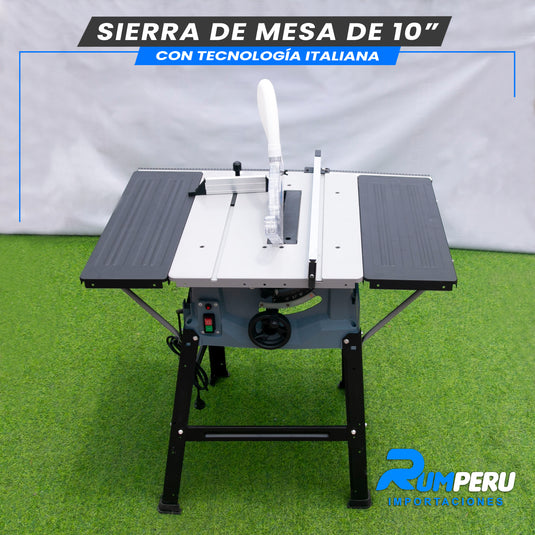 Sierra de Mesa 10 Pulgadas (Tecnologia Italiana)