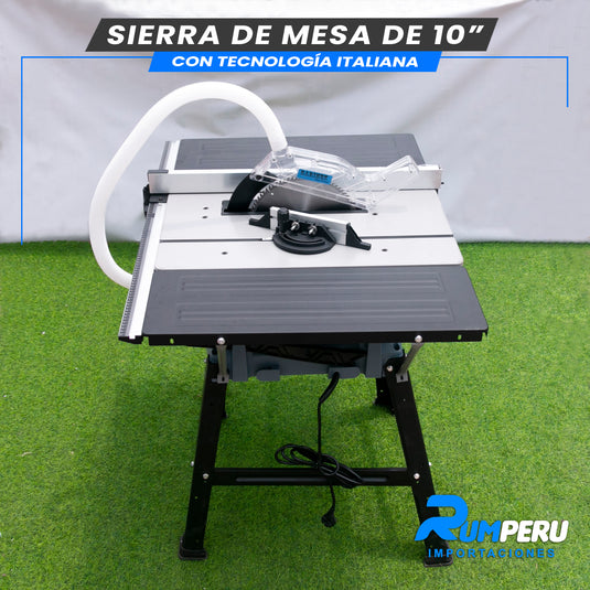 Sierra de Mesa 10 Pulgadas (Tecnologia Italiana)