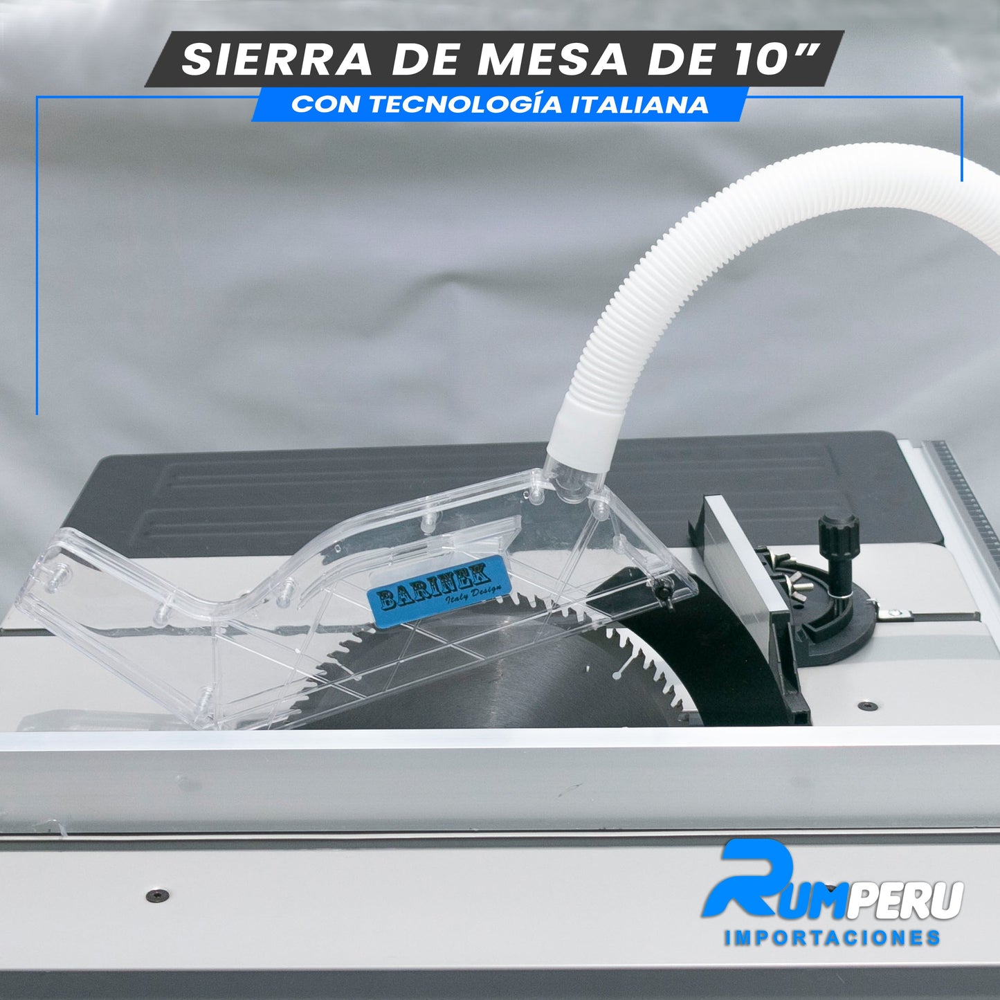 Sierra de Mesa 10 Pulgadas (Tecnologia Italiana)