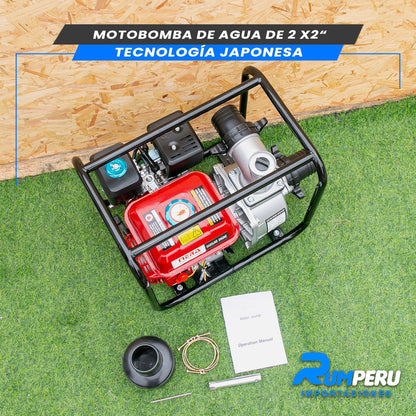 Motobomba de Agua de 2x2 Tecnología Japonesa