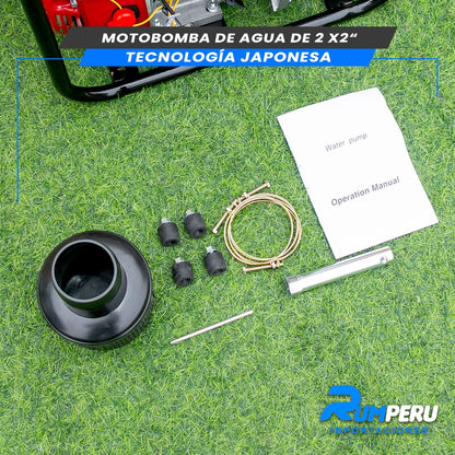 Motobomba de Agua de 2x2 Tecnología Japonesa