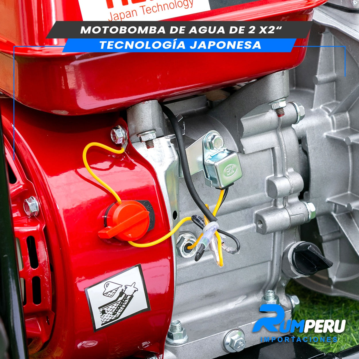 Motobomba de Agua de 2x2 Tecnología Japonesa