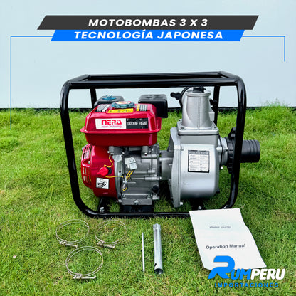 Motobombas 3x3 Tecnología Japonesa