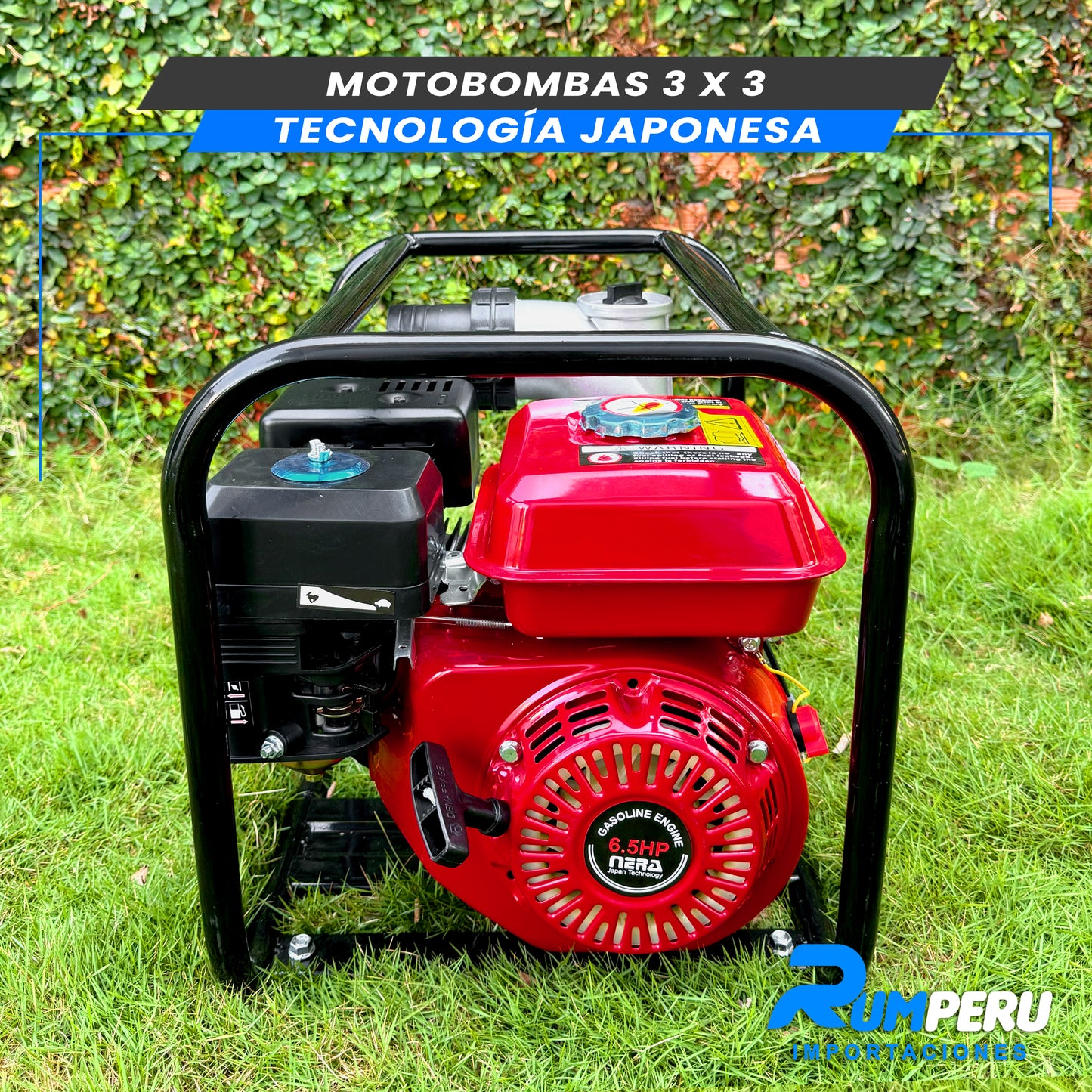 Motobombas 3x3 Tecnología Japonesa